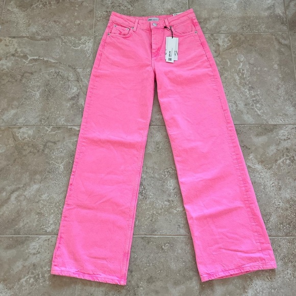 Zara Jeans Zara Super Wide Leg Full Length Jeans Poshmark